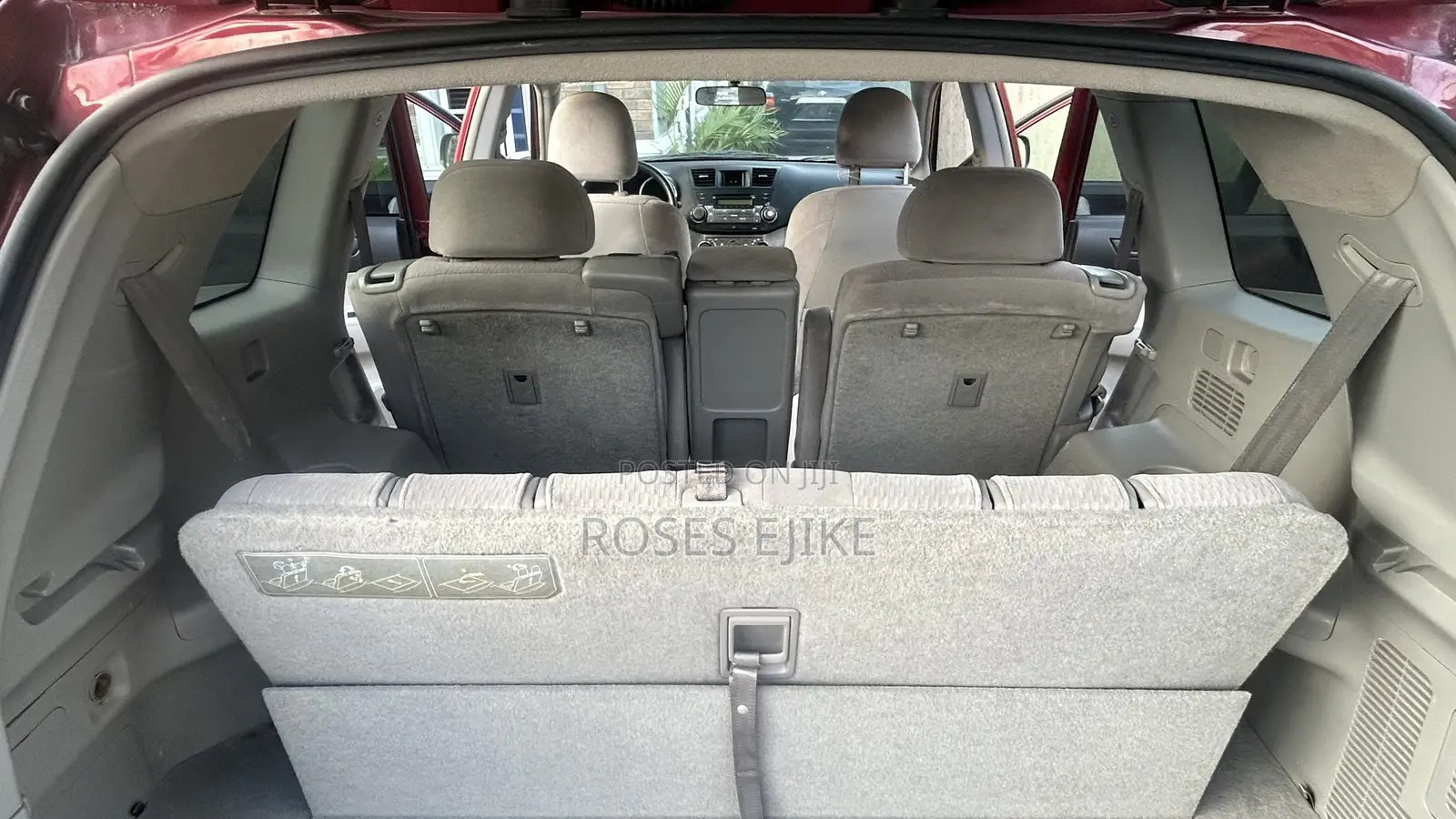 Toyota Highlander Sport 2008 Burgundy