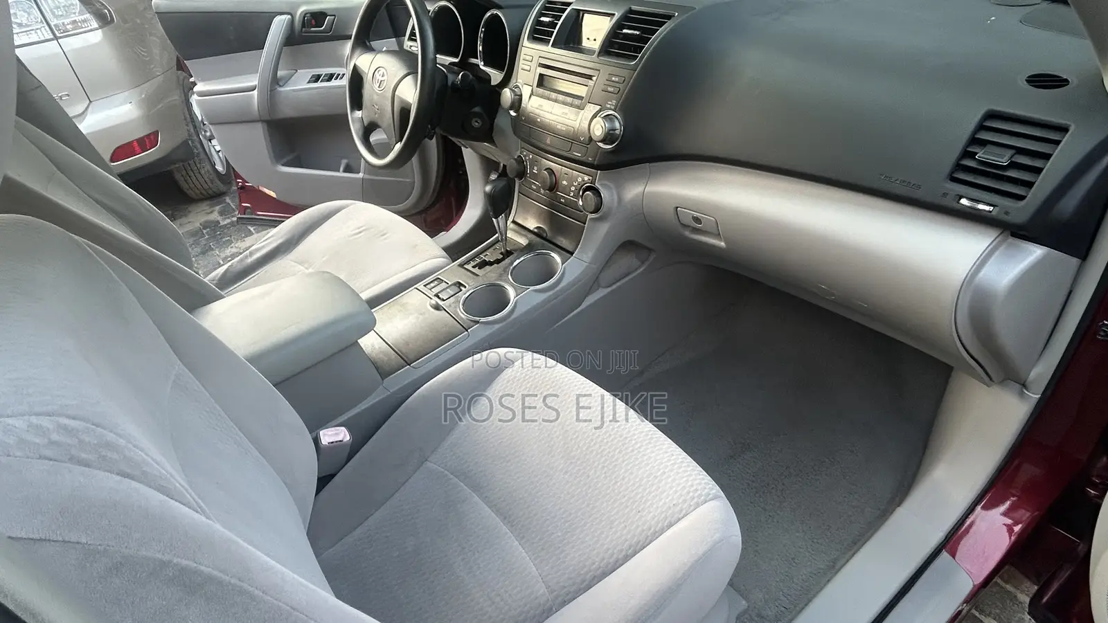 Toyota Highlander Sport 2008 Burgundy