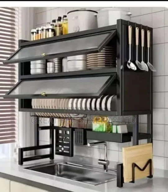 Double Layer Over the Sink Kitchen Rack