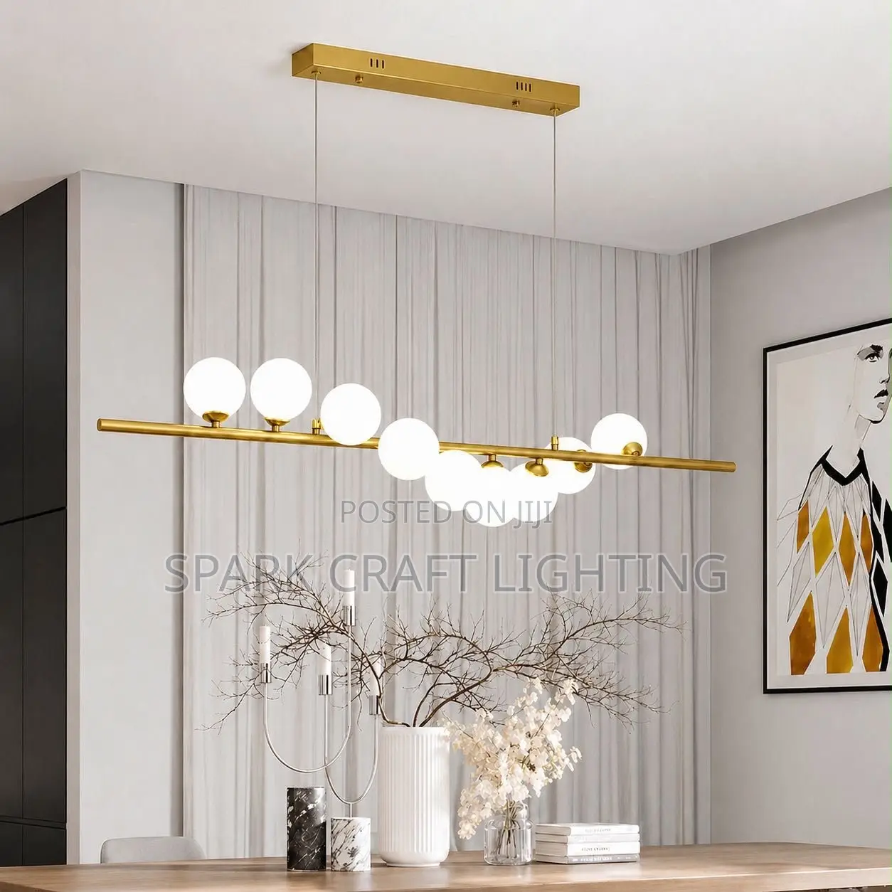 Modern Luxury Acrylic Glass Chandelier