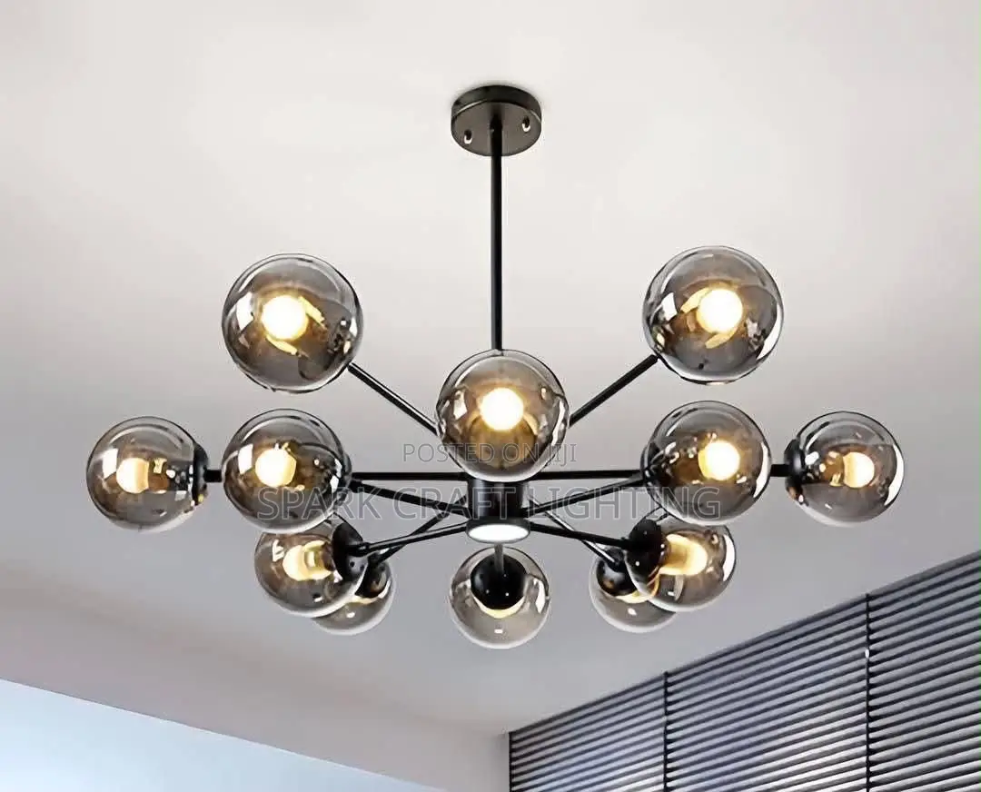 Nordic Luxury Magic Bean Glass Pendant Light Minimalist Chandelier