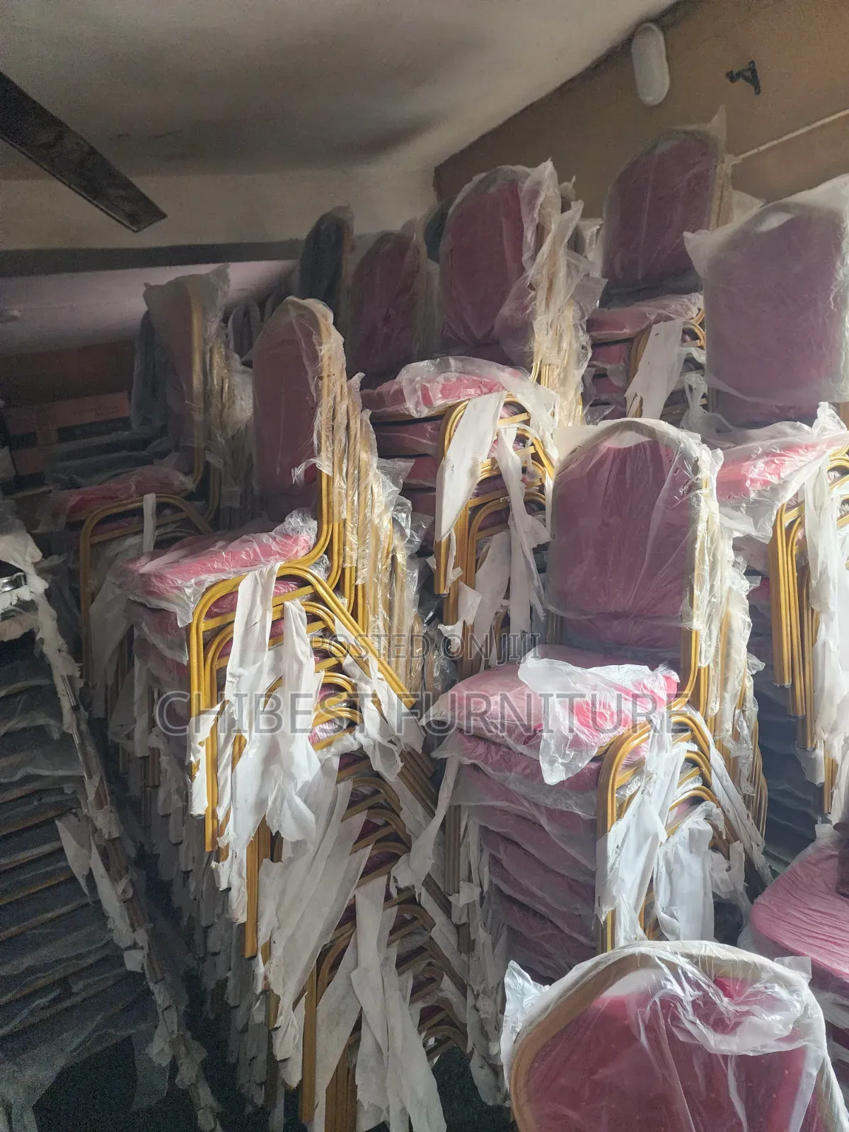 Brand New Banquet Chairs Used in Schools, Churches, Event Centers Etc.