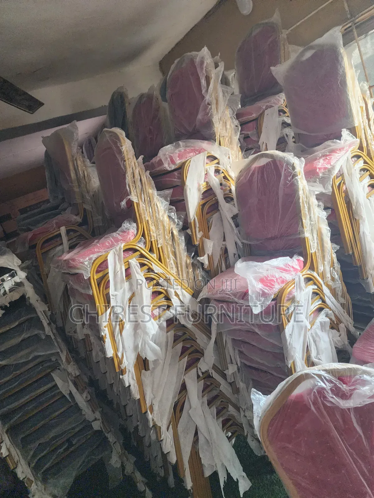 Imported Banquet Chairs Available in Large Quantities.