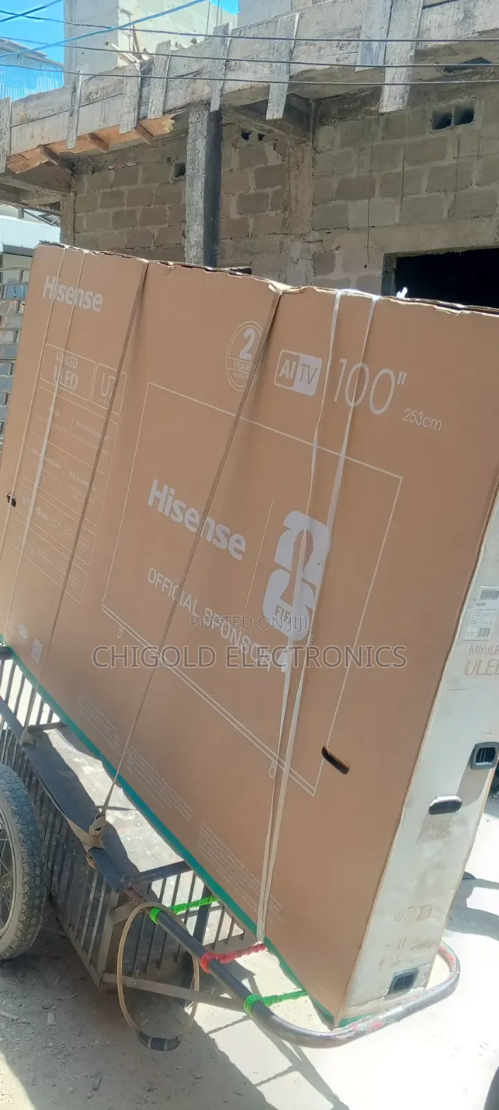 Original 100 Inches Hisense TV Uled