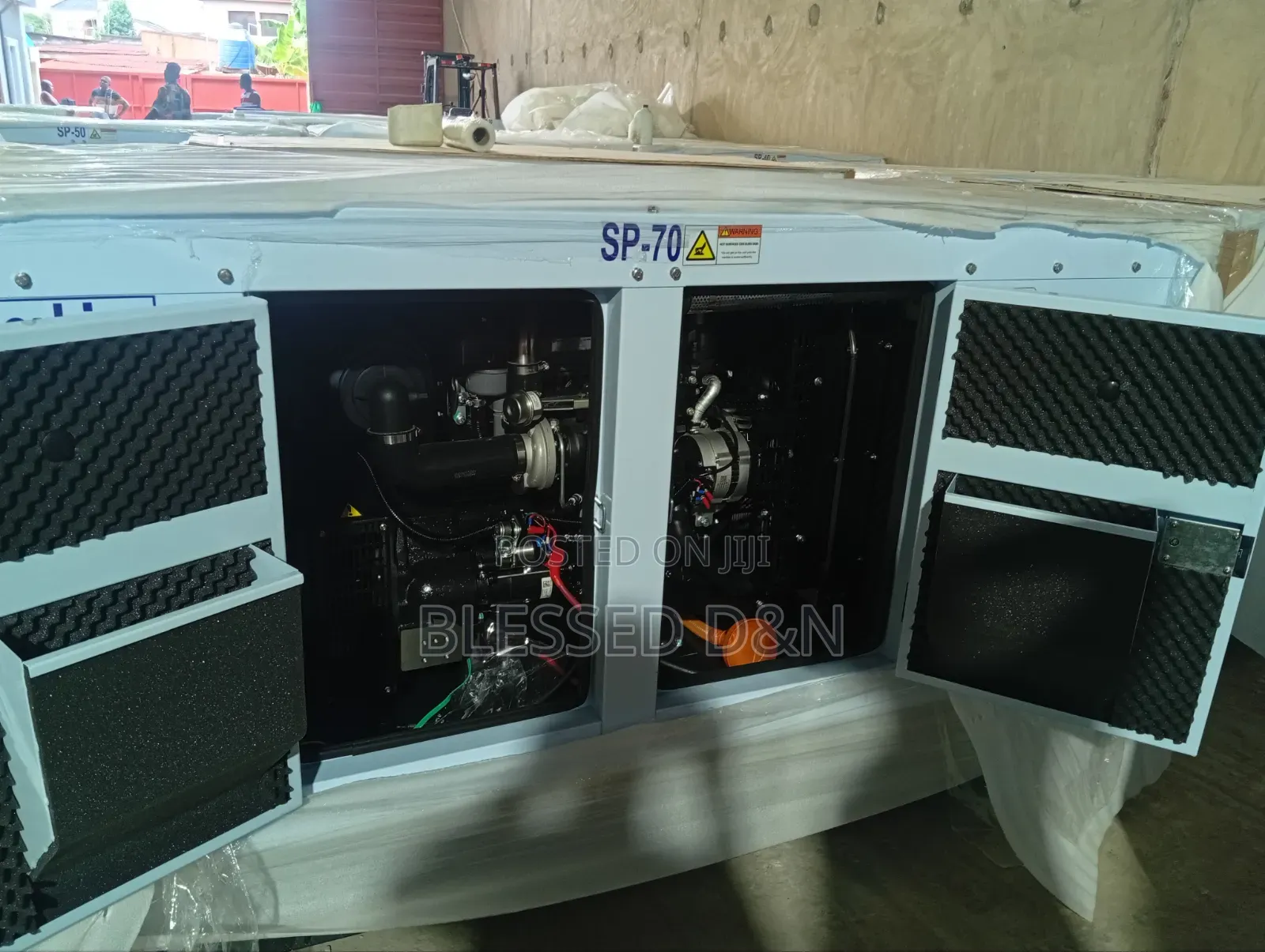 70kva Original England UK Perkins Soundproof Diesel Generator