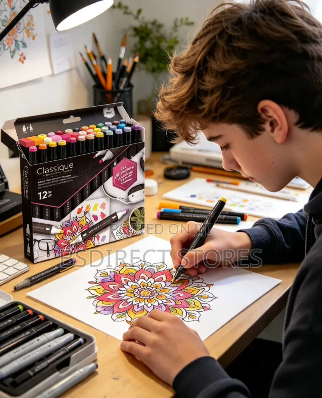 Spectrum Noir Classique Floral Dual Tip Artist Permanent Markers
