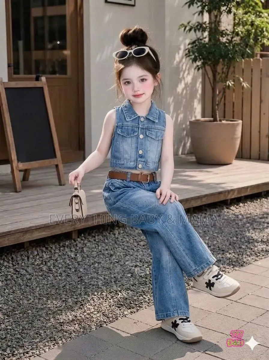 Girls Stock Jeans Set