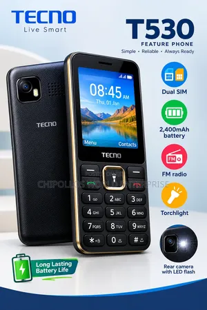 New Tecno T529 Black