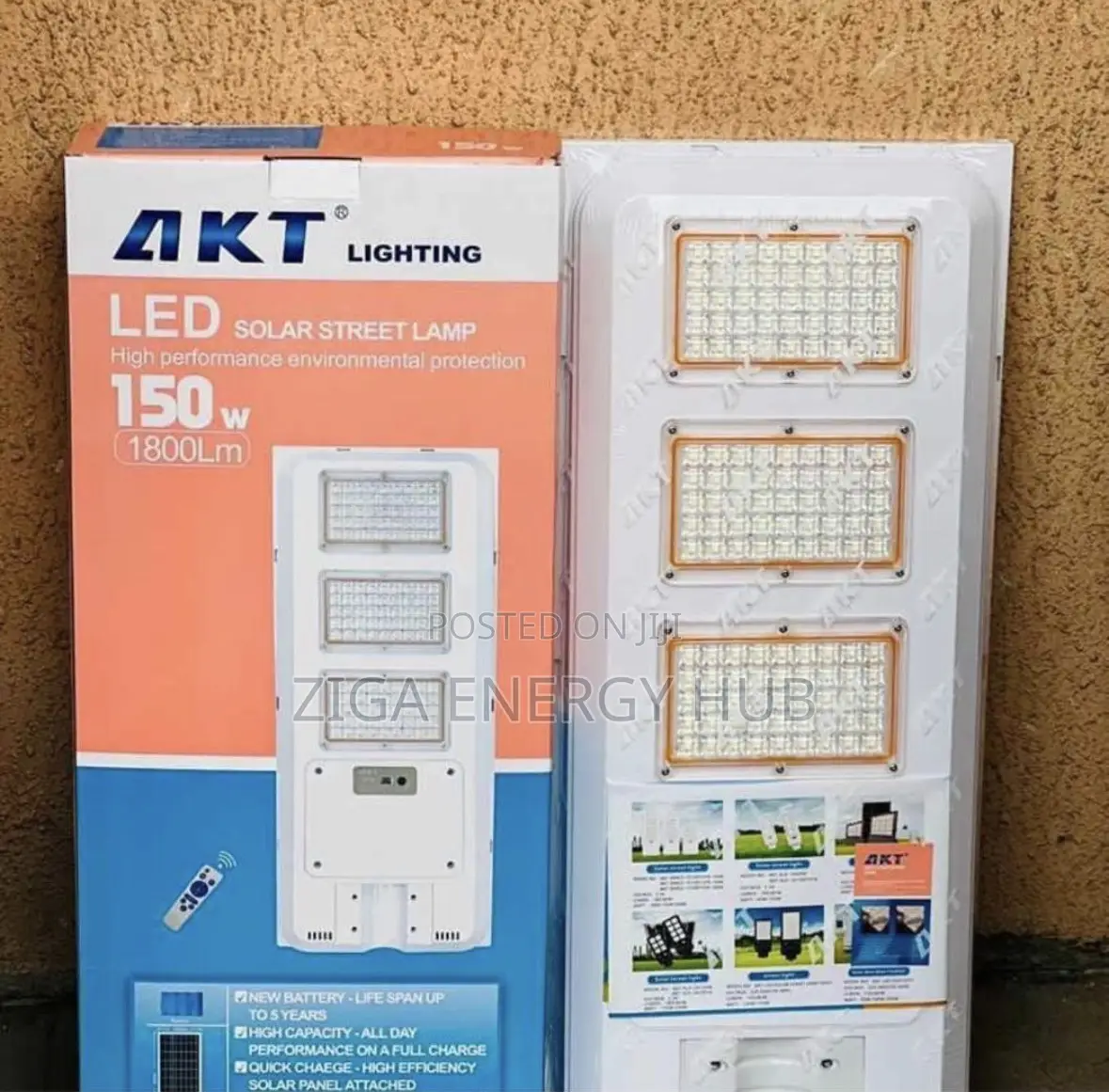 150w Akt Solar Street Light