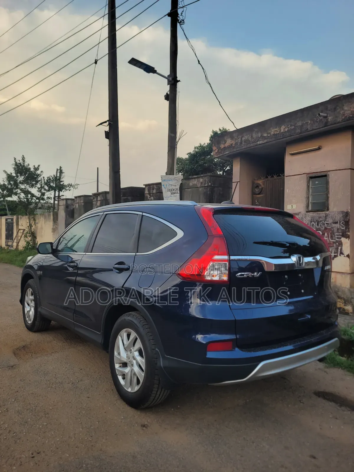Honda CR-V Touring 4dr SUV AWD (2.4L 4cyl CVT) 2016 Blue