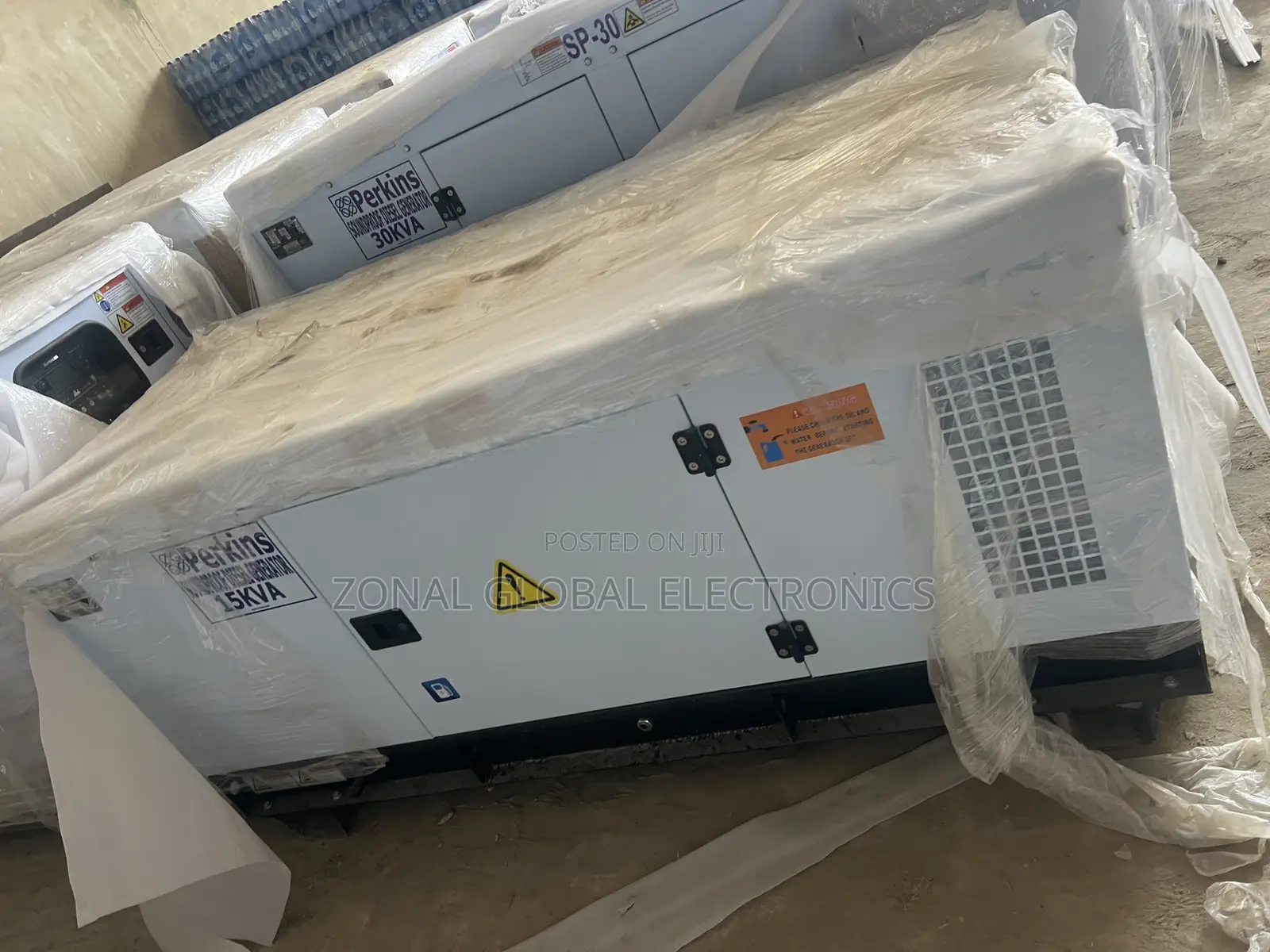 15kva Perkins Soundproof Diesel Generator 100% Copper Coil