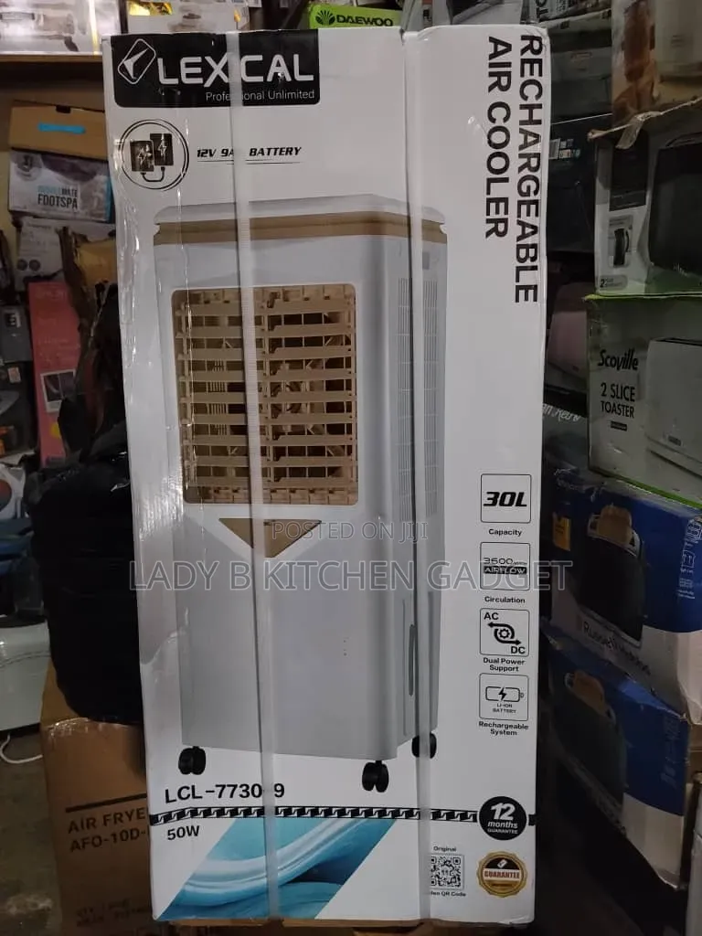 Lexical 30L Rechargeable Air Cooler