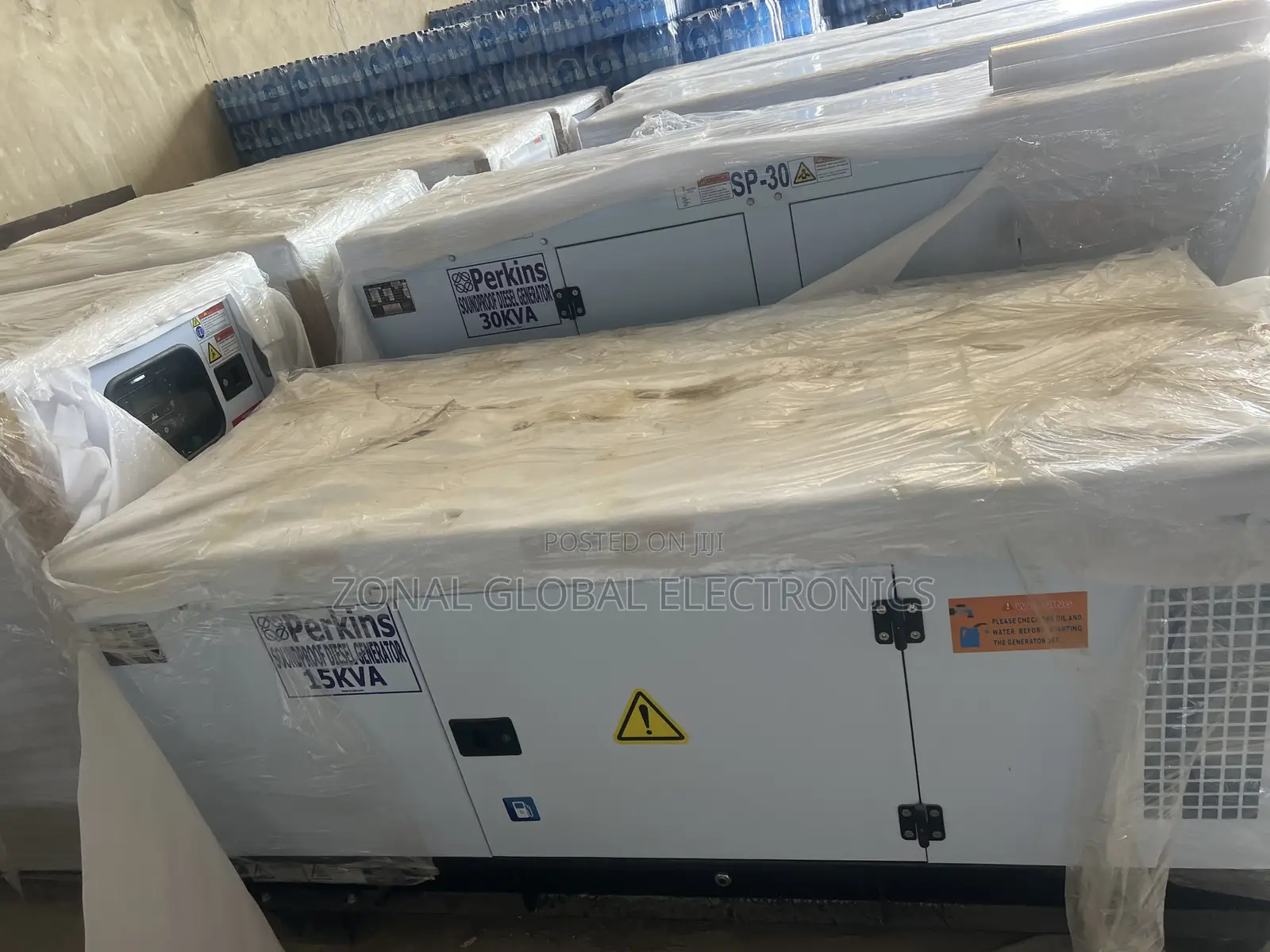15kva Perkins Soundproof Diesel Generator 100% Copper Coil