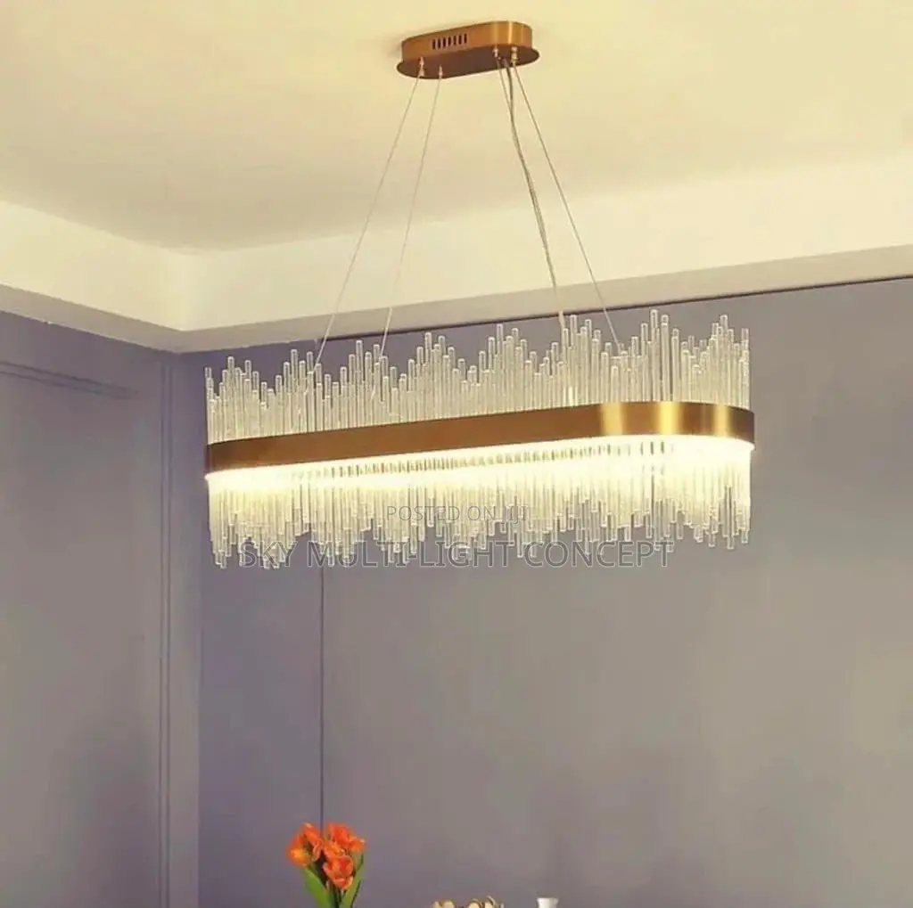 Nordic Minimalist Crystal LEDchandelier