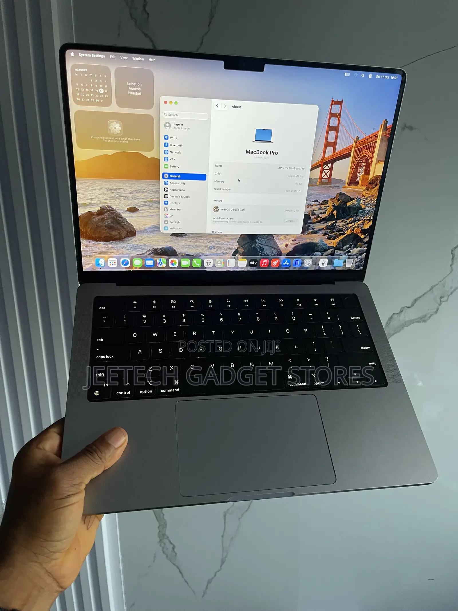 Laptop Apple MacBook Pro 2021 M1 16GB Apple M1 Pro SSD 512GB