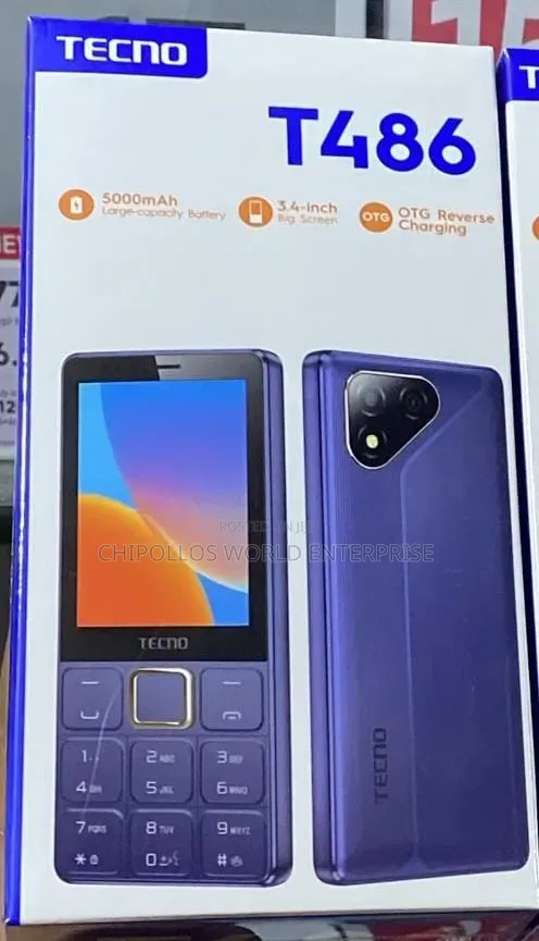 New Tecno T485 Black