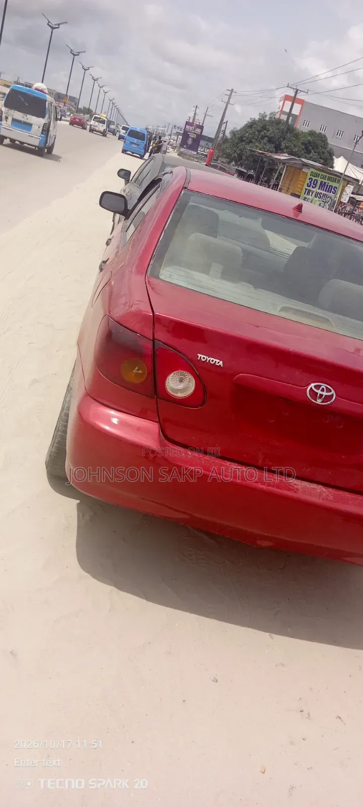 Toyota Corolla 2003 Red