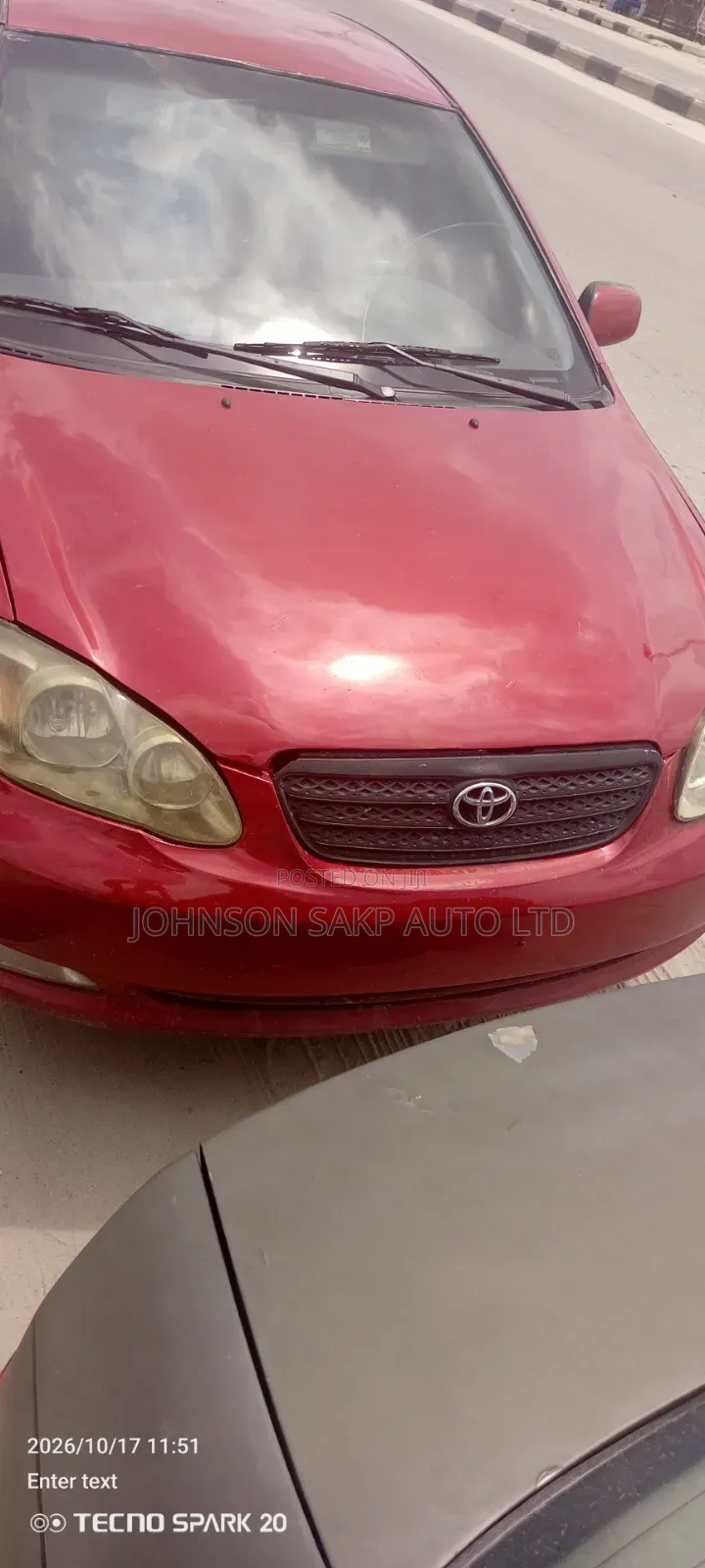 Toyota Corolla 2003 Red