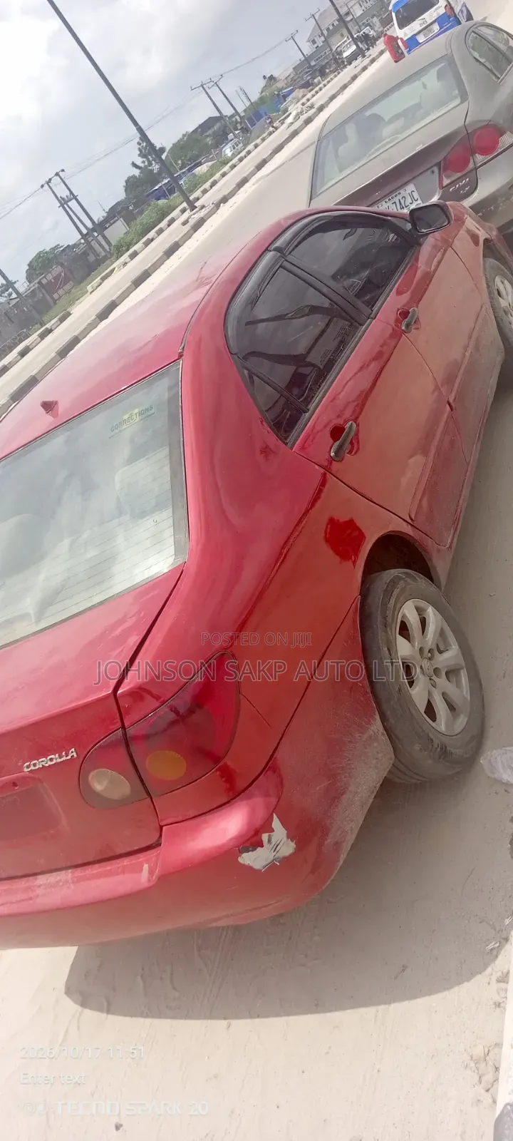 Toyota Corolla 2003 Red