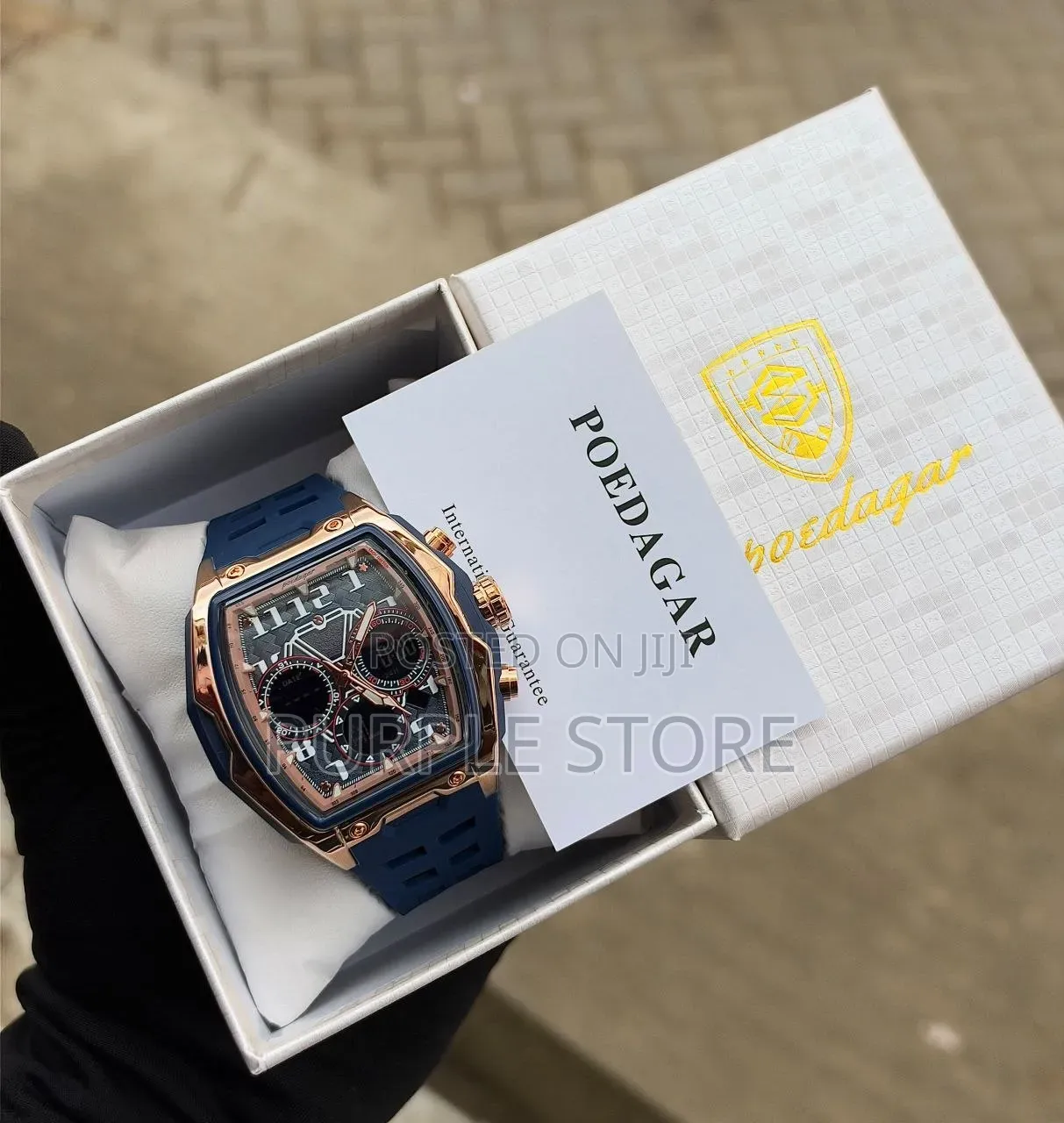 Poedagar Digital and Analog Dual Time Watch