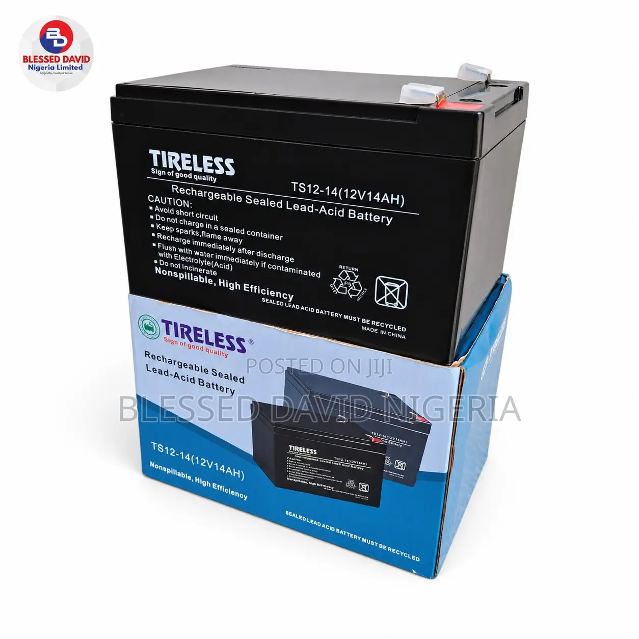 Tireless 12V 14Ah Replacement Battery
