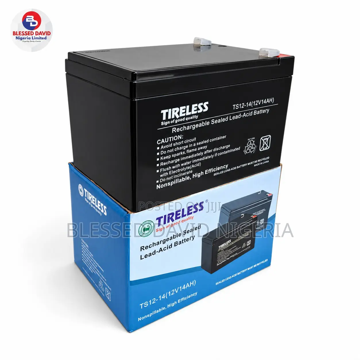 Tireless 12V 14Ah Replacement Battery