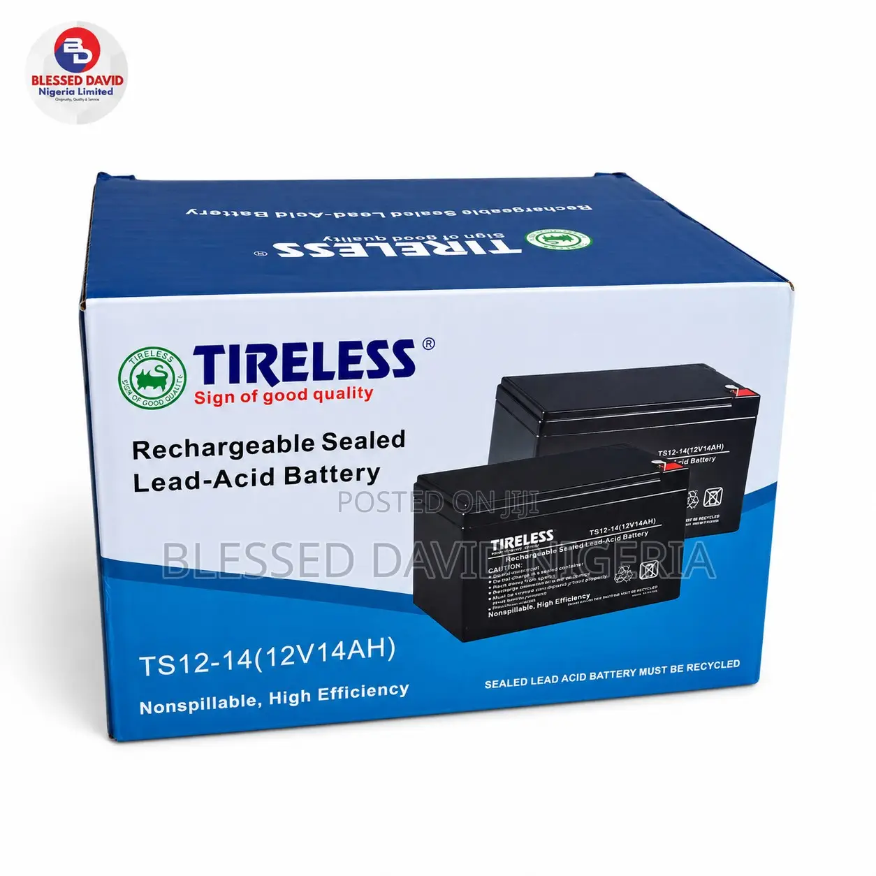 Tireless 12V 14Ah Replacement Battery