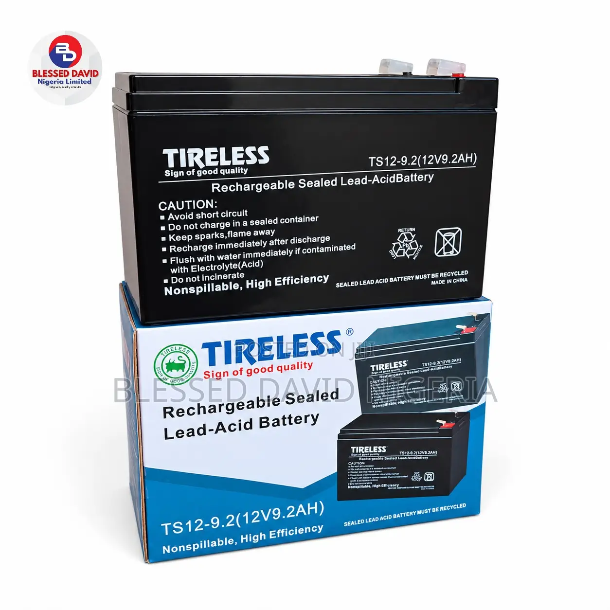Tireless 12V 9.2Ah Replacement Battery