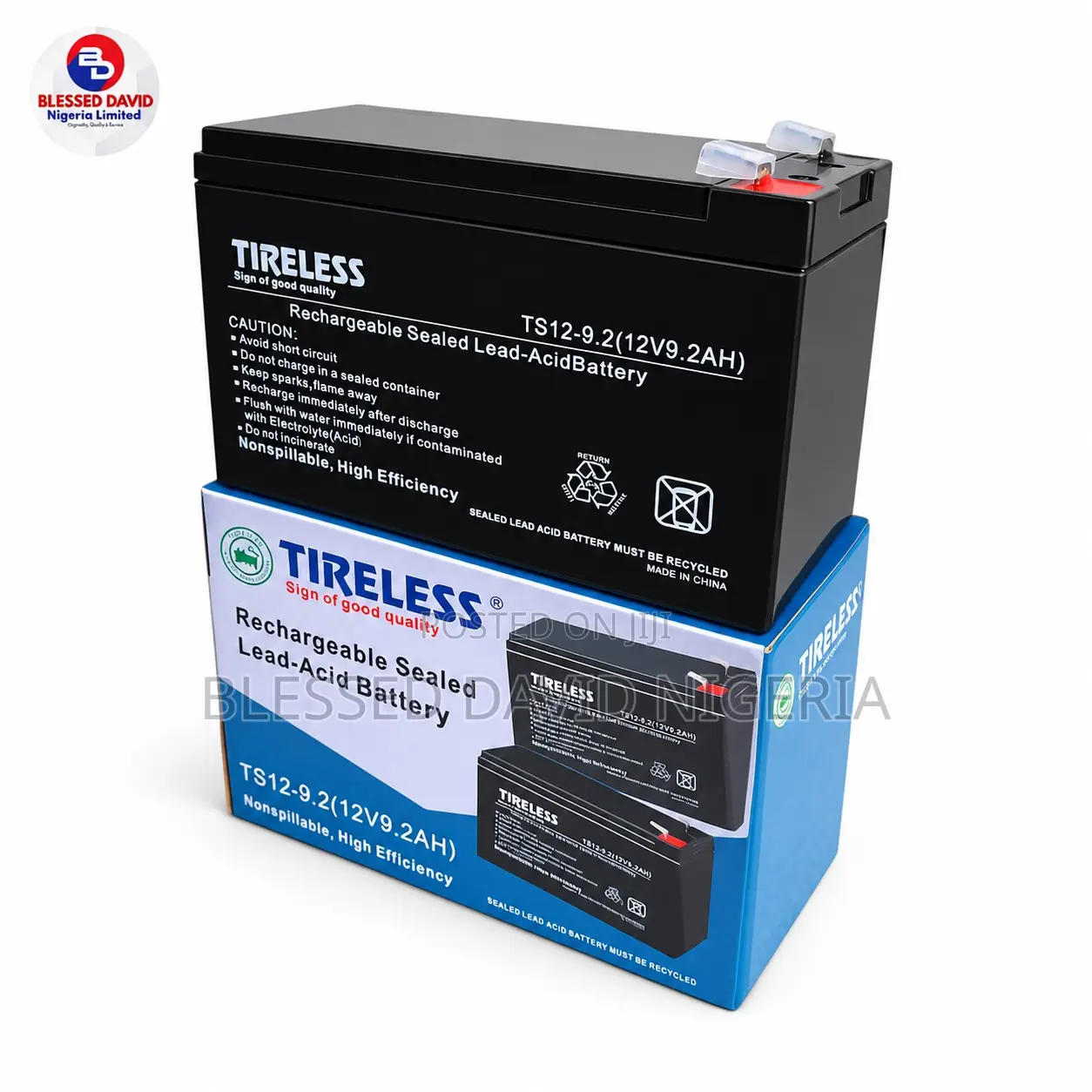 Tireless 12V 9.2Ah Replacement Battery