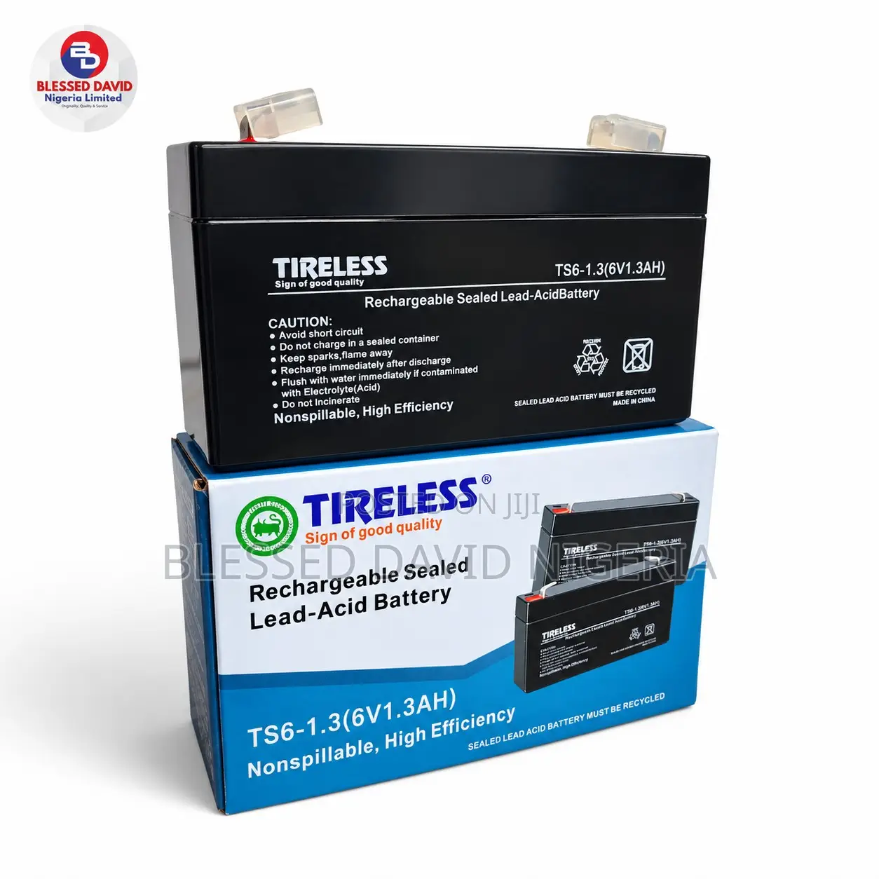 Tireless 6V 1.3Ah Replacement Battery