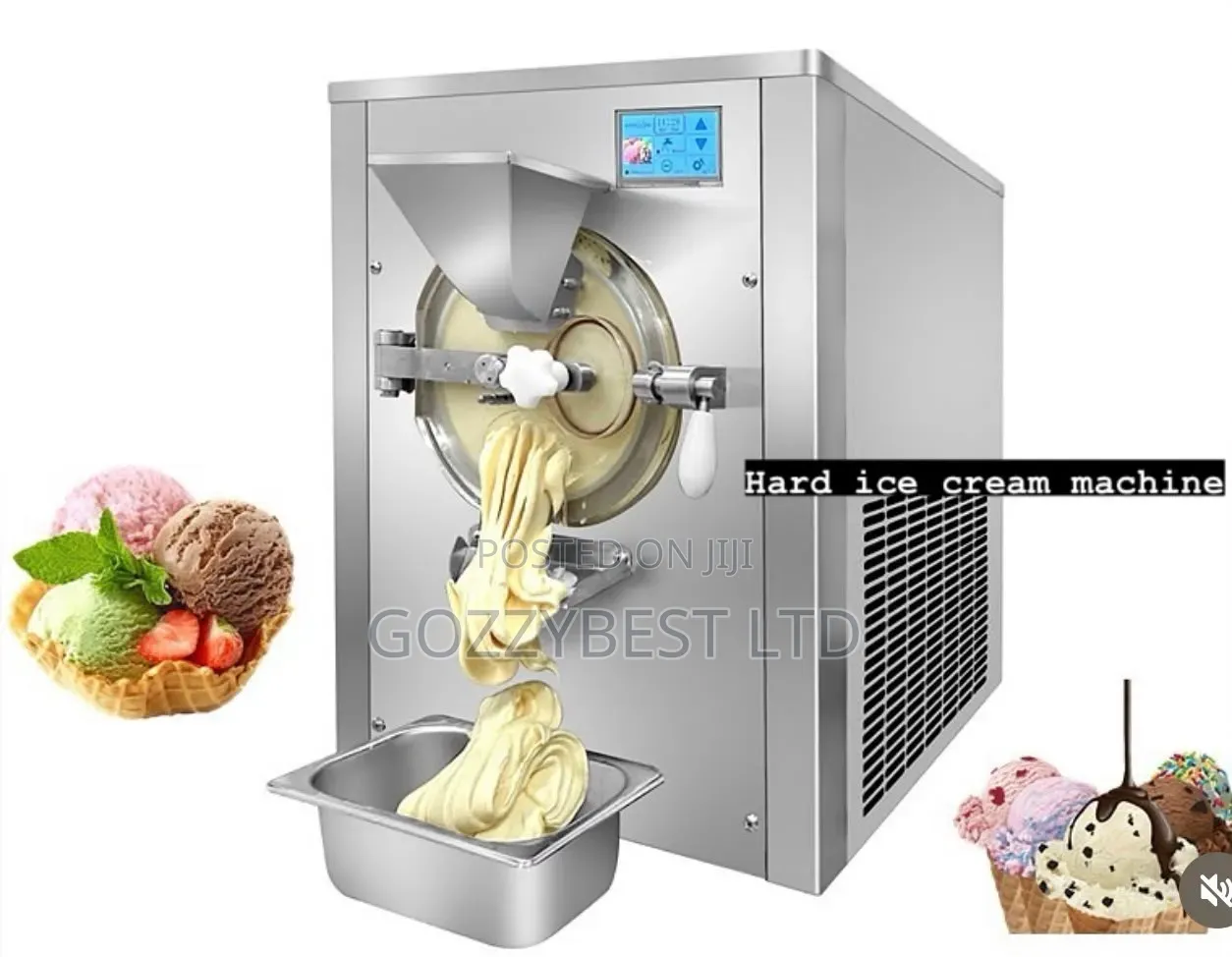 Hard Ice Cream Maker Machine