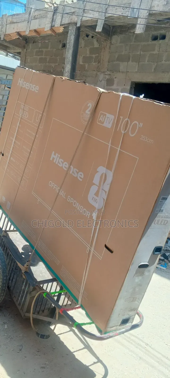 Original Hisense Television 100 Inches Uled