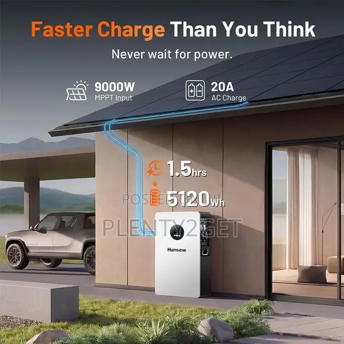 HumsiENK 5kW All-in-One Solar Inverter System for Home Energy Storage