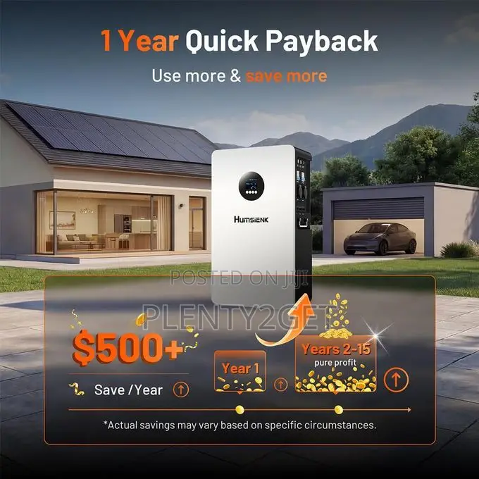 HumsiENK 5kW All-in-One Solar Inverter System for Home Energy Storage