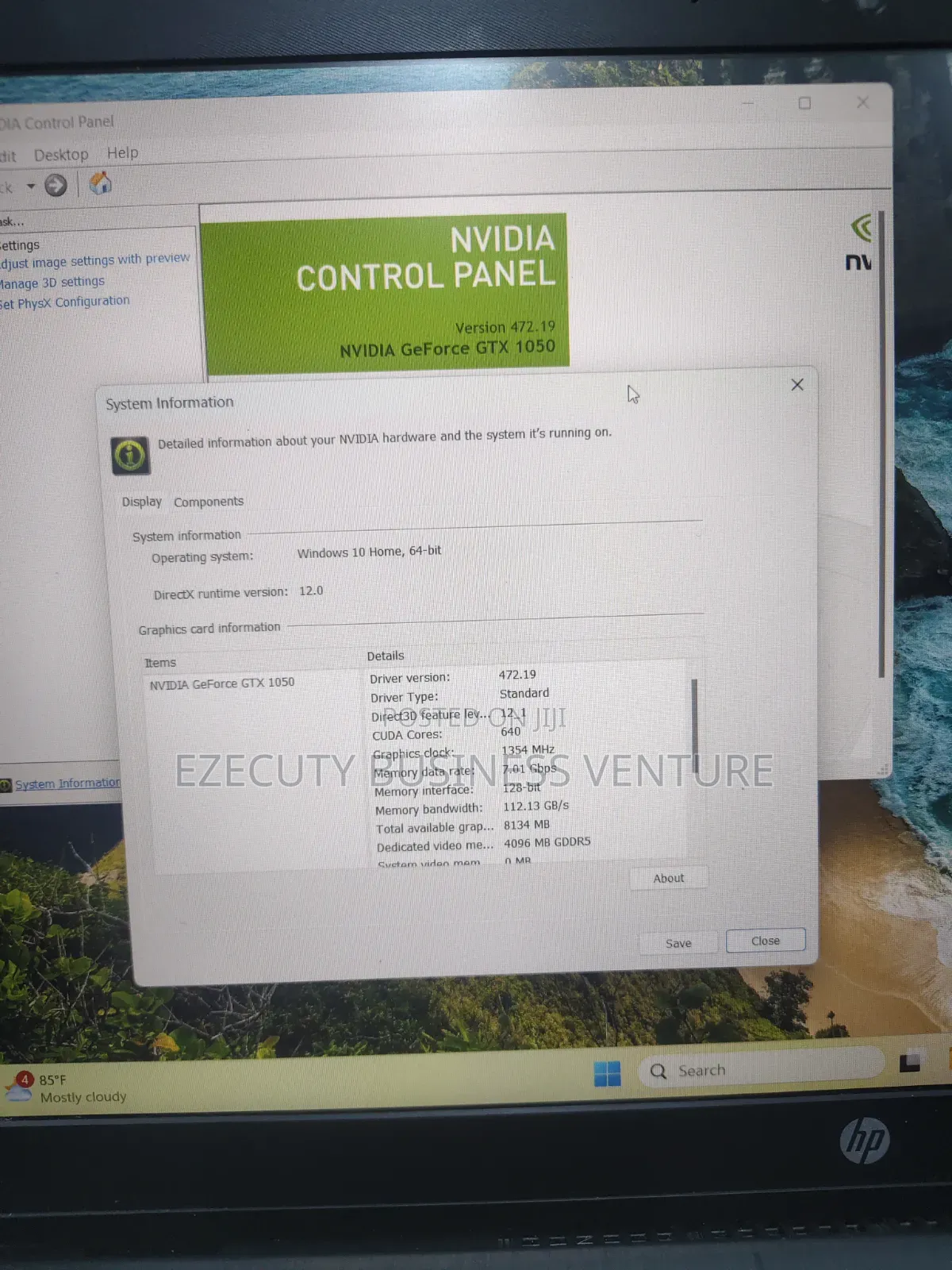 Laptop HP Pavilion Power 15 16GB Intel Core i7 SSD 512GB