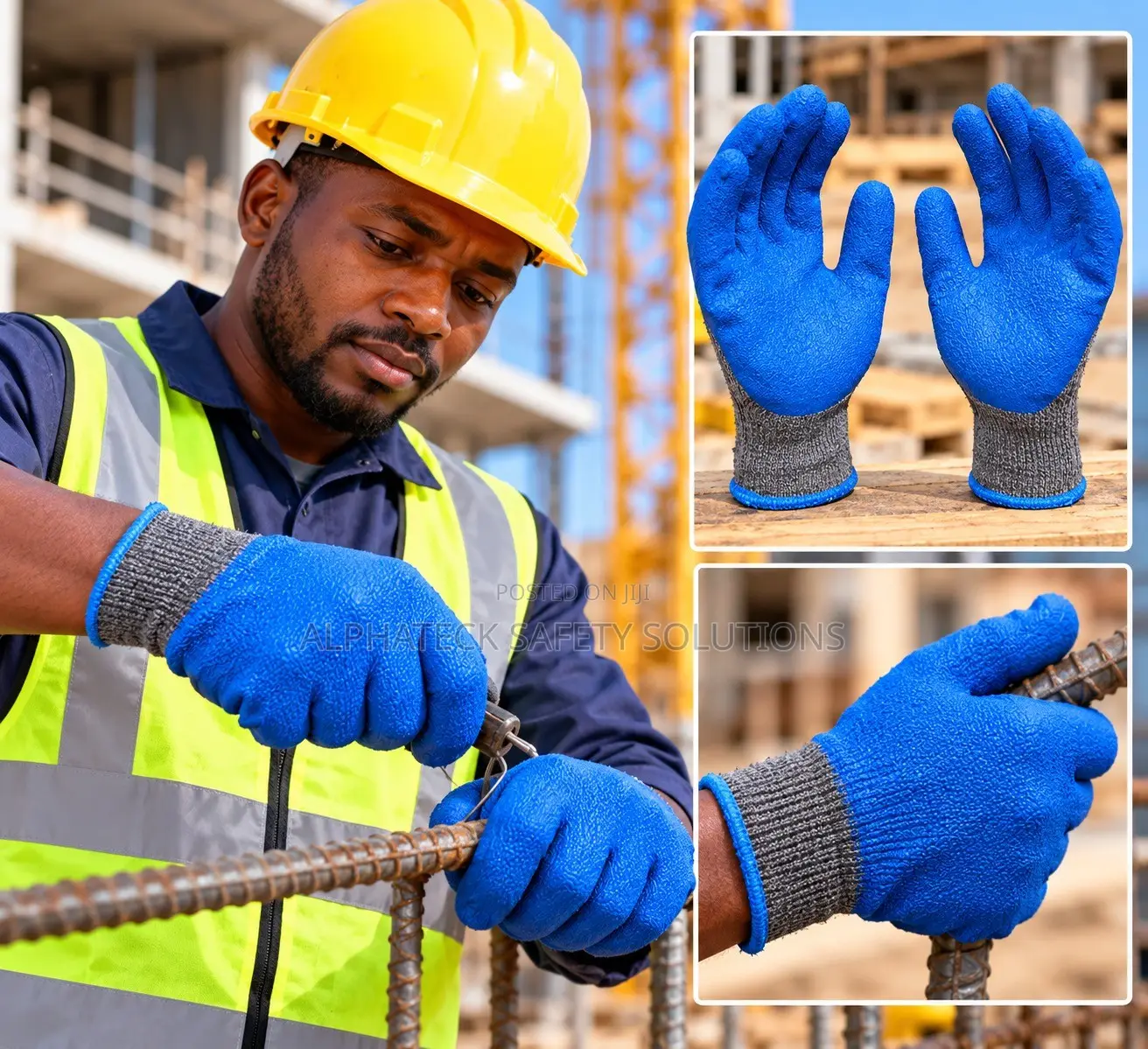 Coated Safety Hand Gloves – Industrial Work Gloves