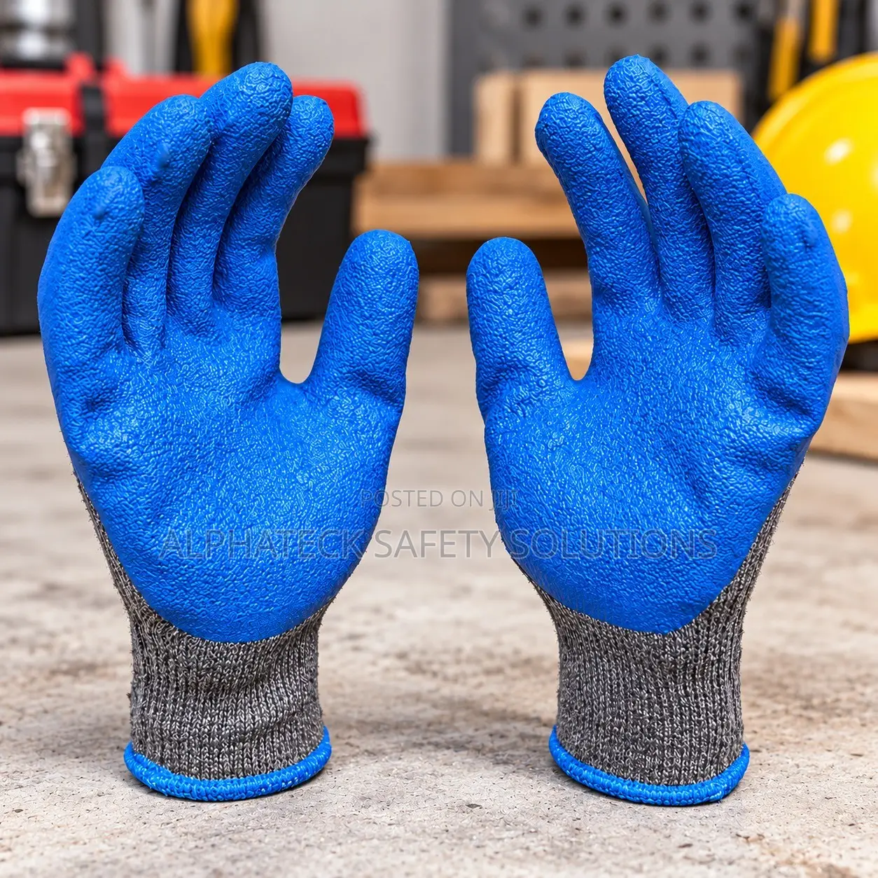 Coated Safety Hand Gloves – Industrial Work Gloves