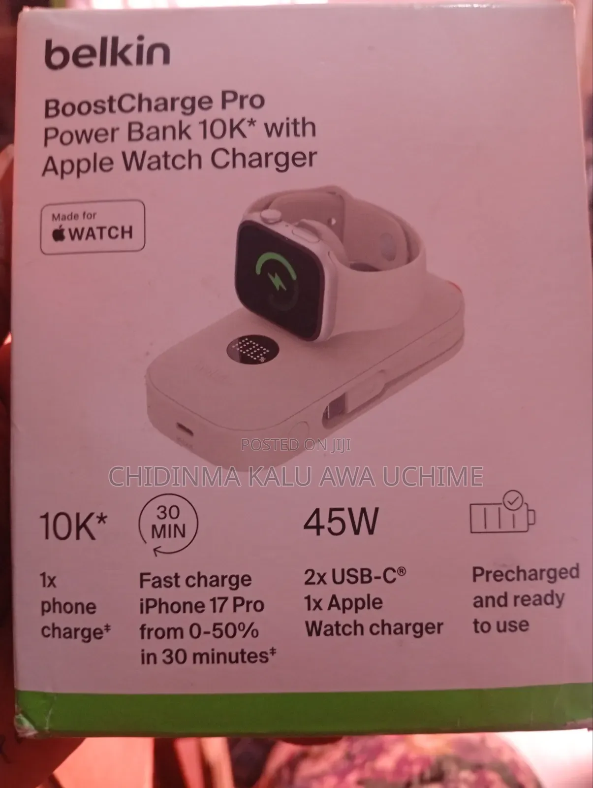 Belkin Boost Charge Pro Magnetic Charging Power Bank 10K I
