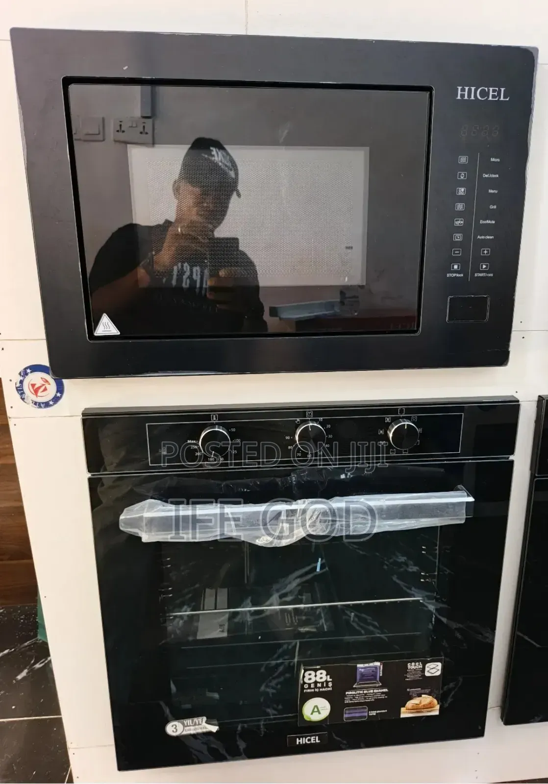 Original HICEL Premium Inbuilt Gas & Electric Oven & Inbuilt Microwave
