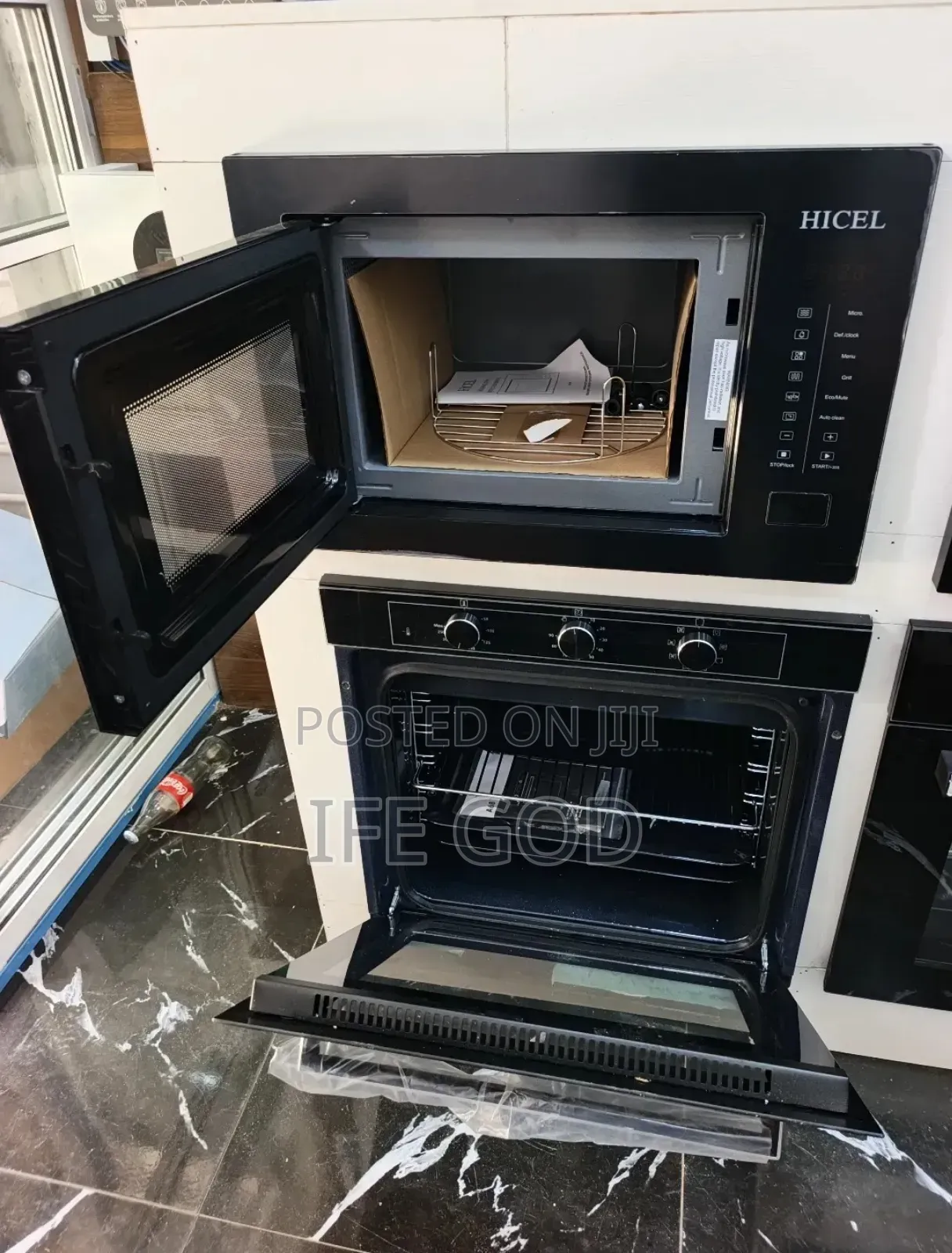 Original HICEL Premium Inbuilt Gas & Electric Oven & Inbuilt Microwave