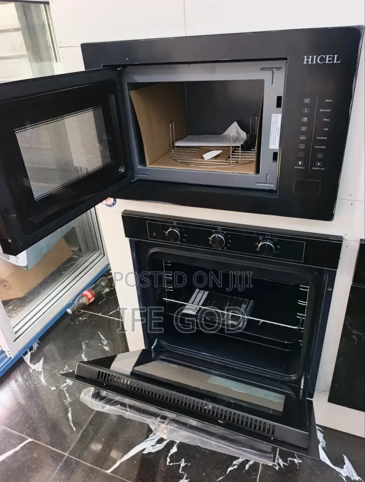 Original HICEL Premium Inbuilt Gas & Electric Oven & Inbuilt Microwave