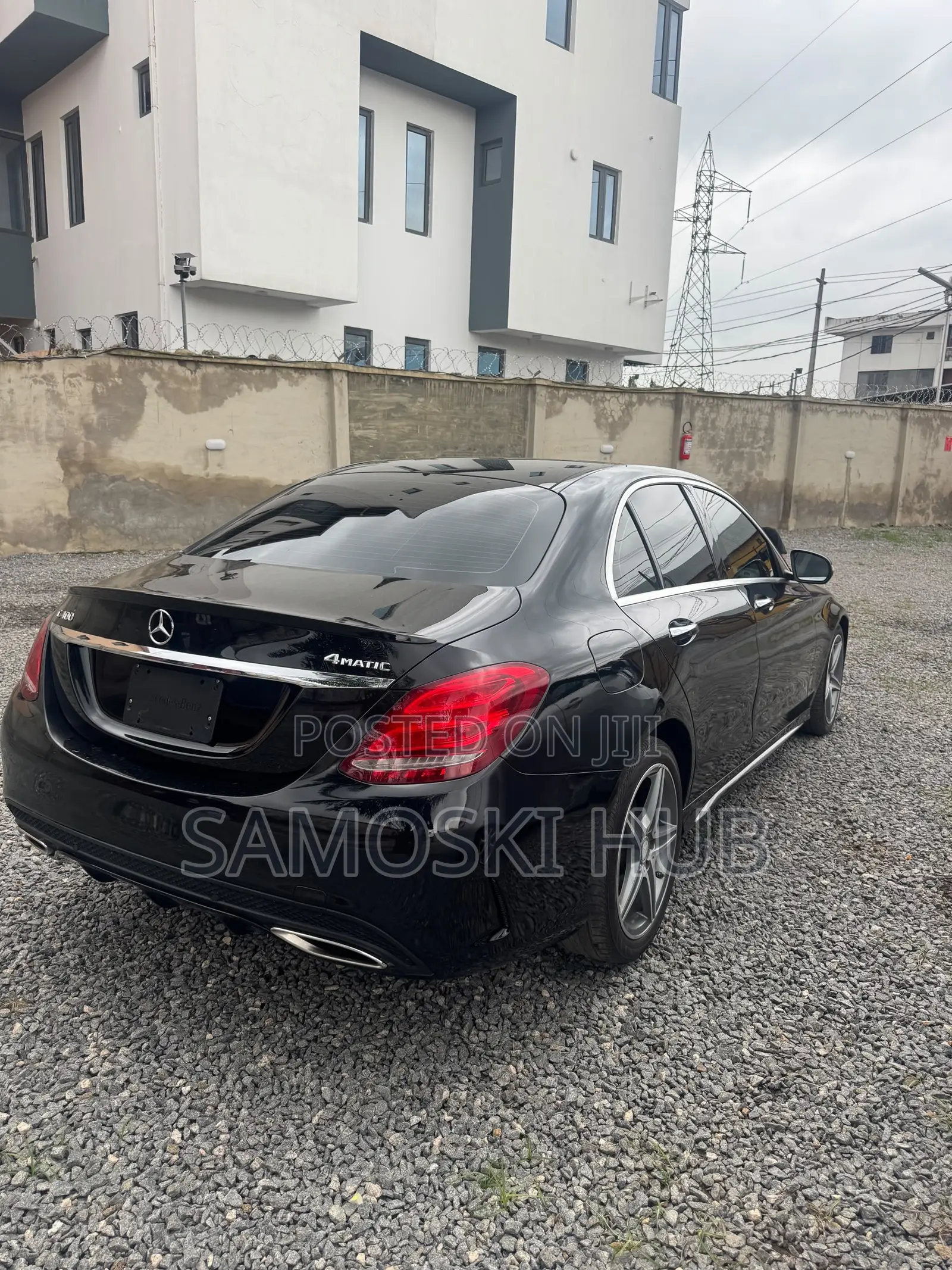 Mercedes-Benz C400 4Matic AWD Sedan (3.0L V6 7A) 2015 Black
