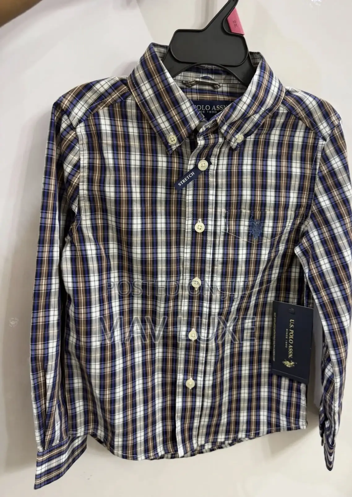 Us Polo Assn Kids Check Shirt