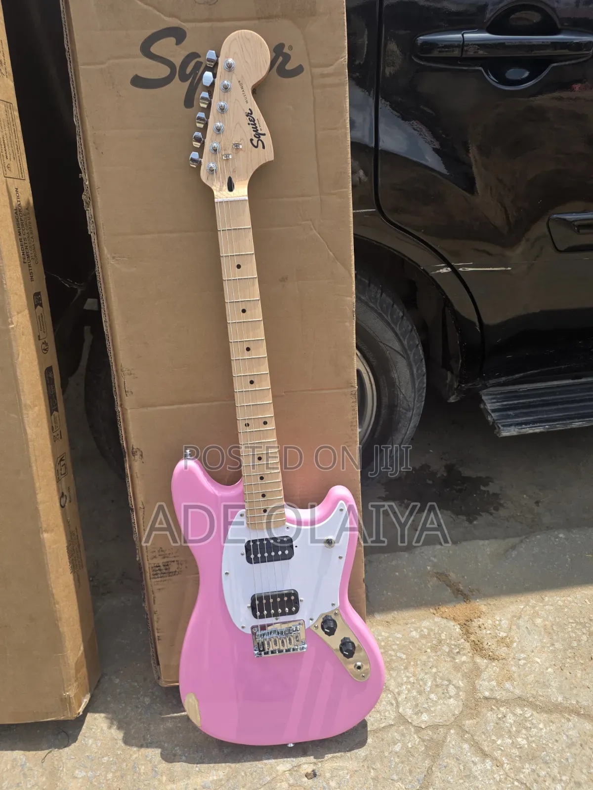 Fender Squier Electric Guitar - Pink Finish | Excellent Sound