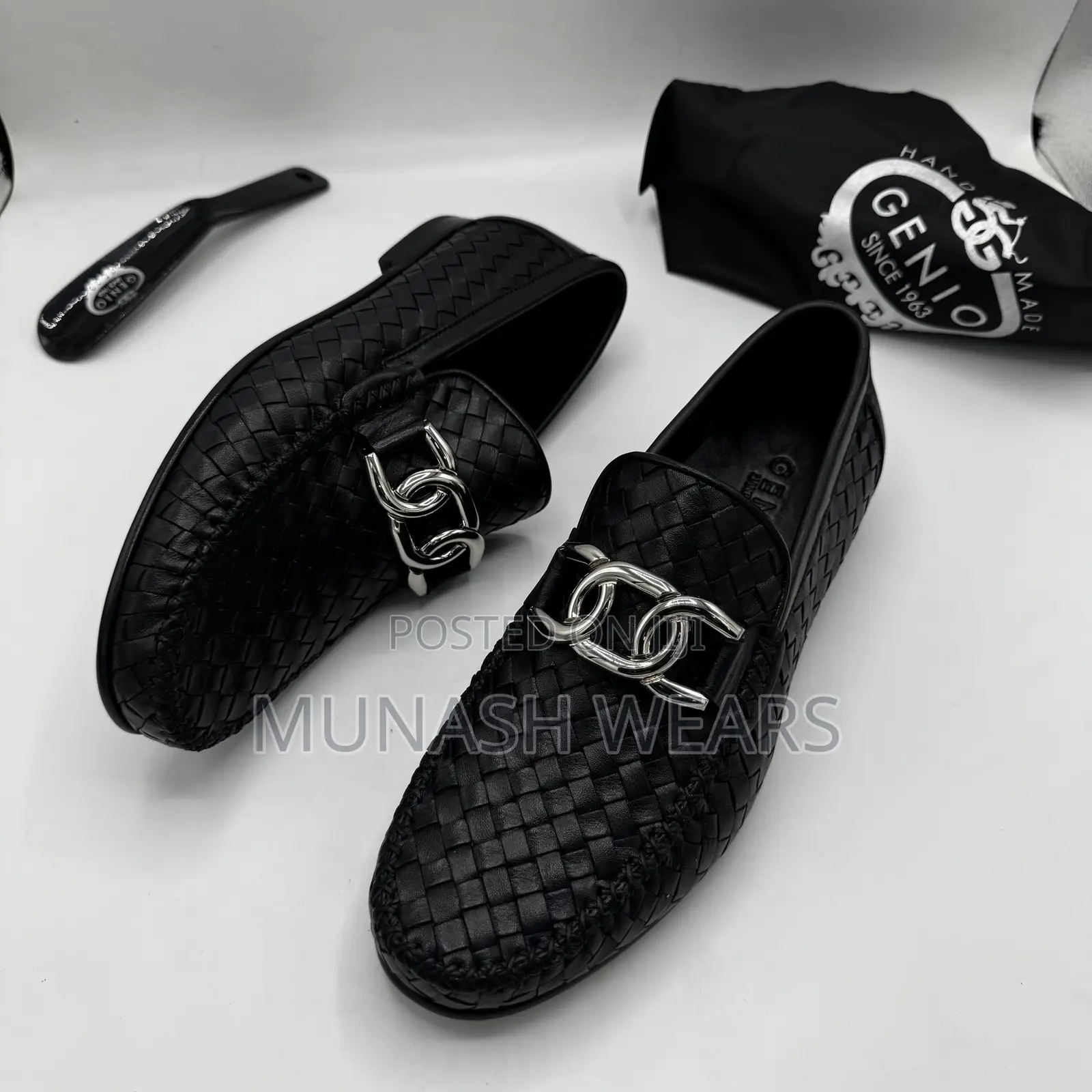 Italian Genio Leather Basket Design 40-46 Available