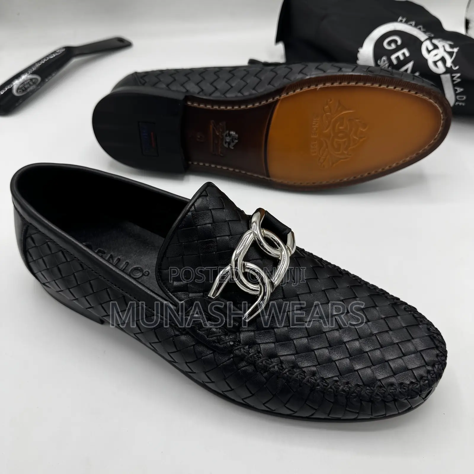 Italian Genio Leather Basket Design 40-46 Available