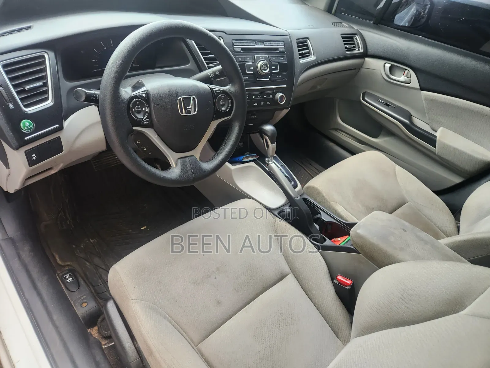 Honda Civic Sedan LX 2013 White