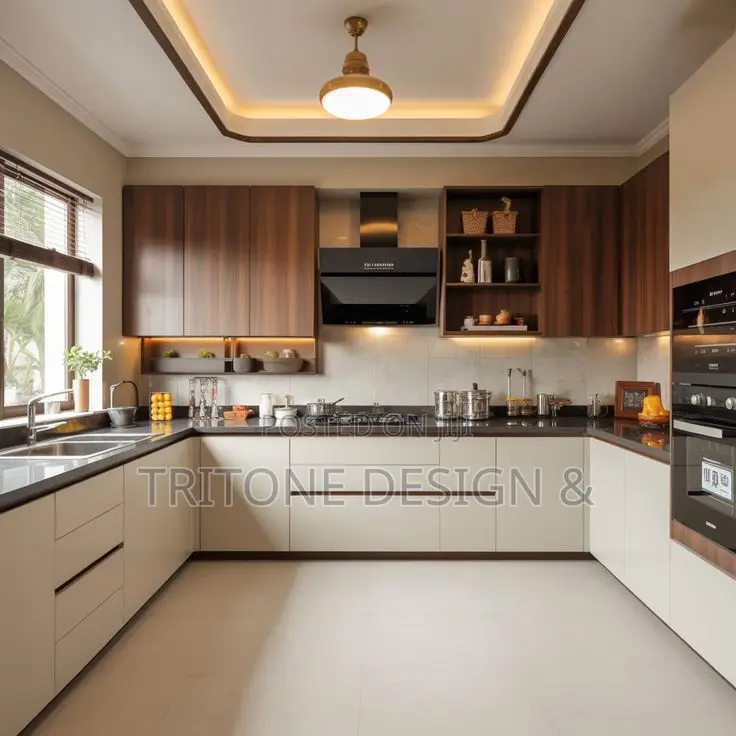 Luxury Kitchen Interior Design and Custom 3D Cabinet Design