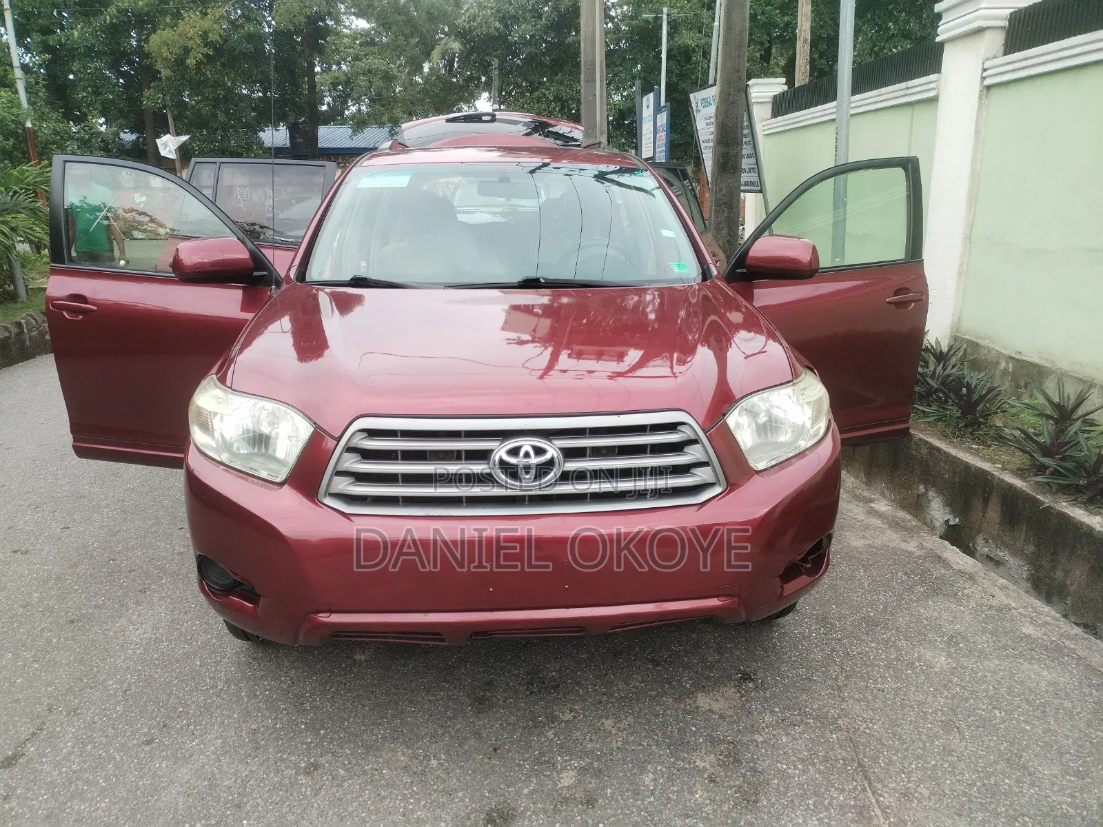 Toyota Highlander 4x4 2008 Burgundy
