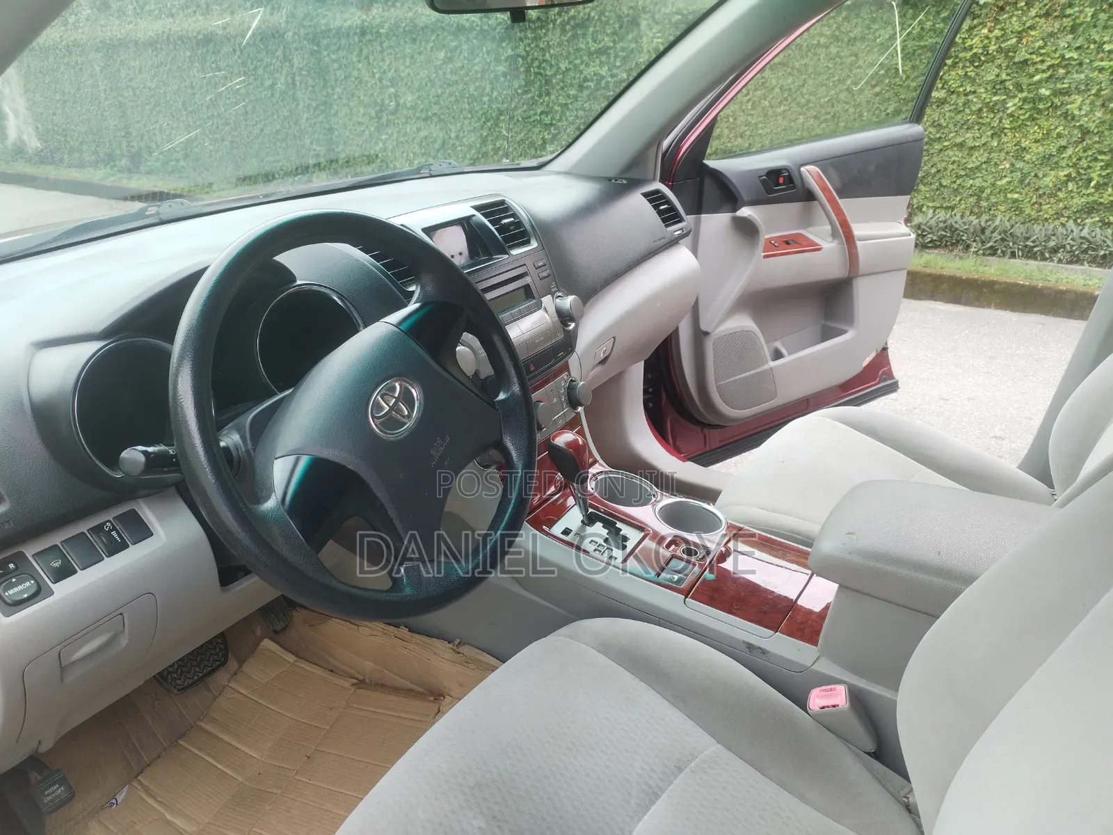 Toyota Highlander 4x4 2008 Burgundy